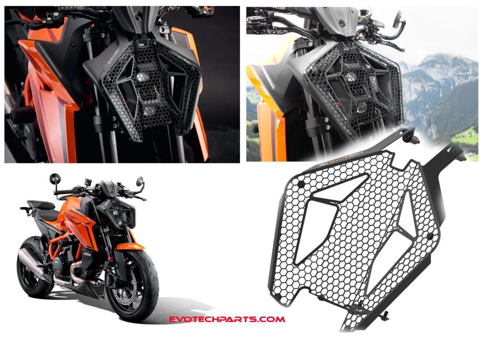 KTM 1390 Super Duke (2024+) headlight protection from Evotech Performance